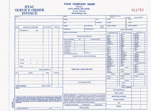 Work Order Template on Hvac Service Order Template 4 Work Orders Com